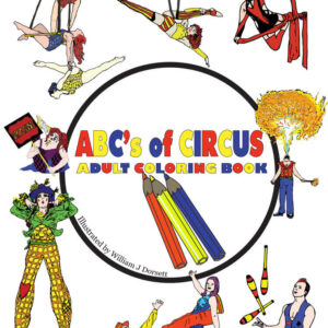 ABC's of Circus Adult Coloring Book Cover