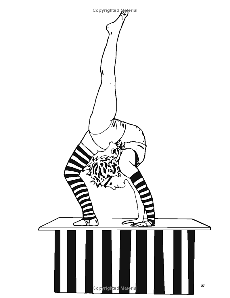 ABC's of Circus Adult Coloring Book - Image 3