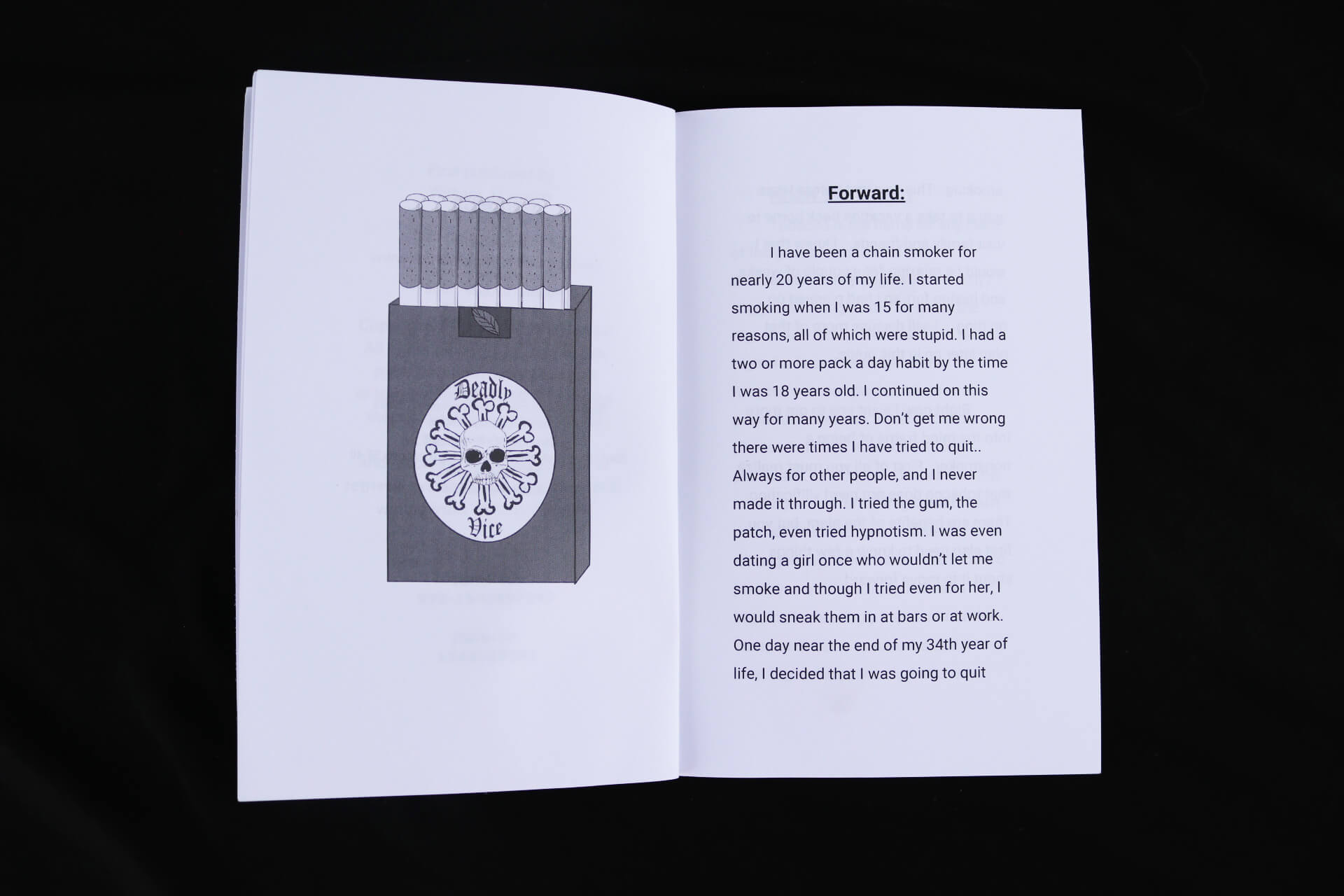 The X Chain Smoker's Guide Book Intro