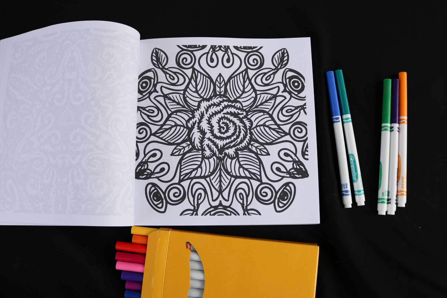 Nightmares and Dreamscapes Adult Coloring Book page