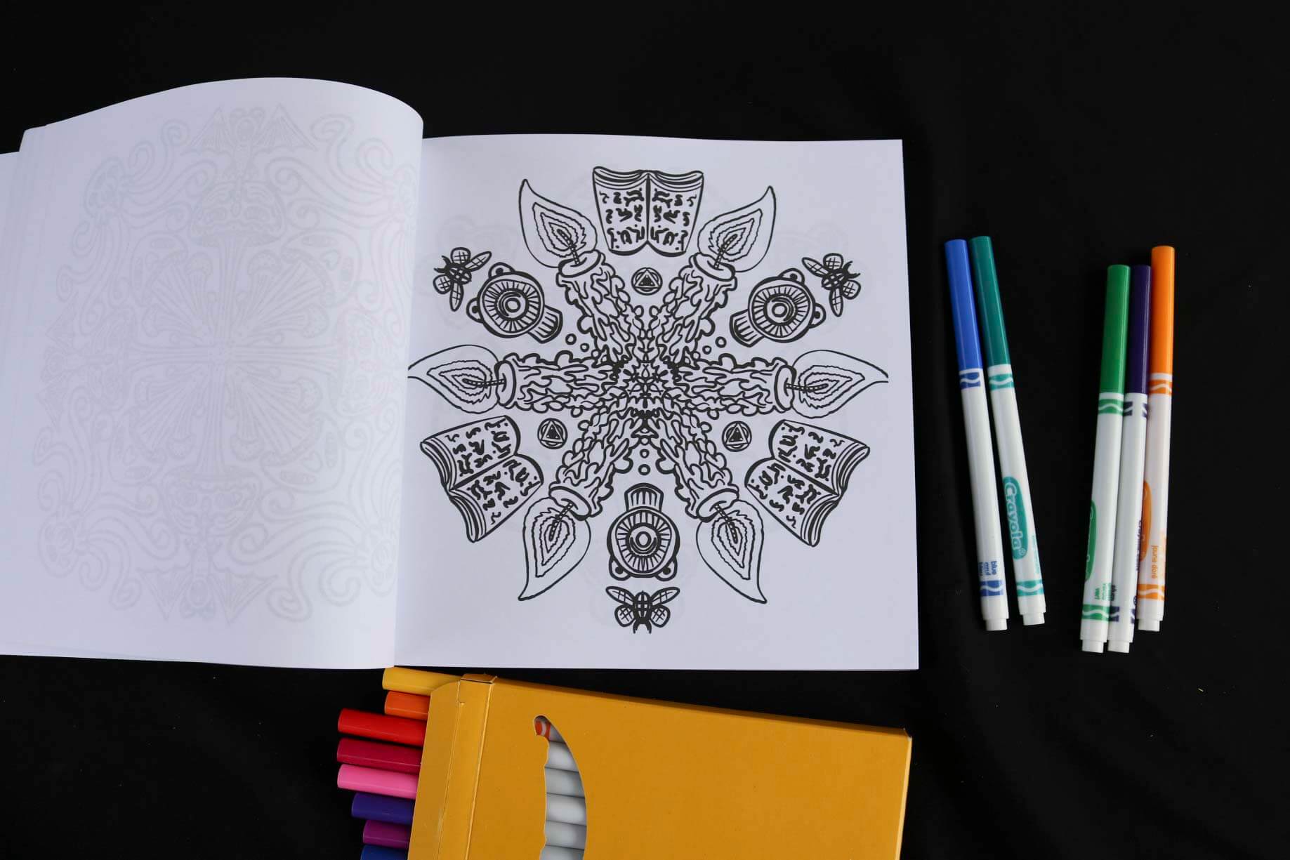 Nightmares and Dreamscapes Adult Coloring Book page