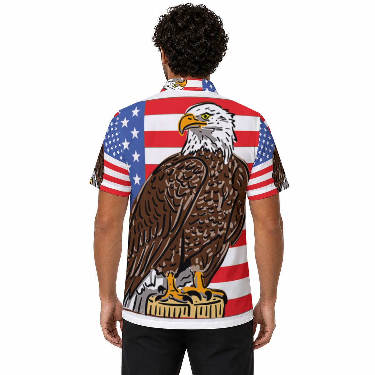 USA Birthday Shirt All-Over Print Men's Shirt - Image 4