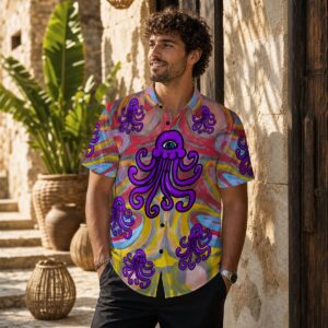 Legend of the Jelly Shroom All-Over Print Men's Shirt