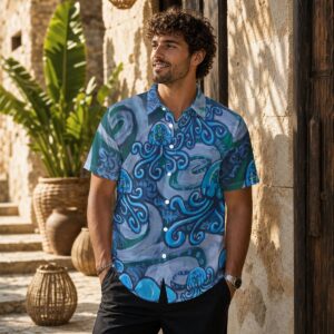 Jelly Shroom Forest All-Over Print Men's Shirt