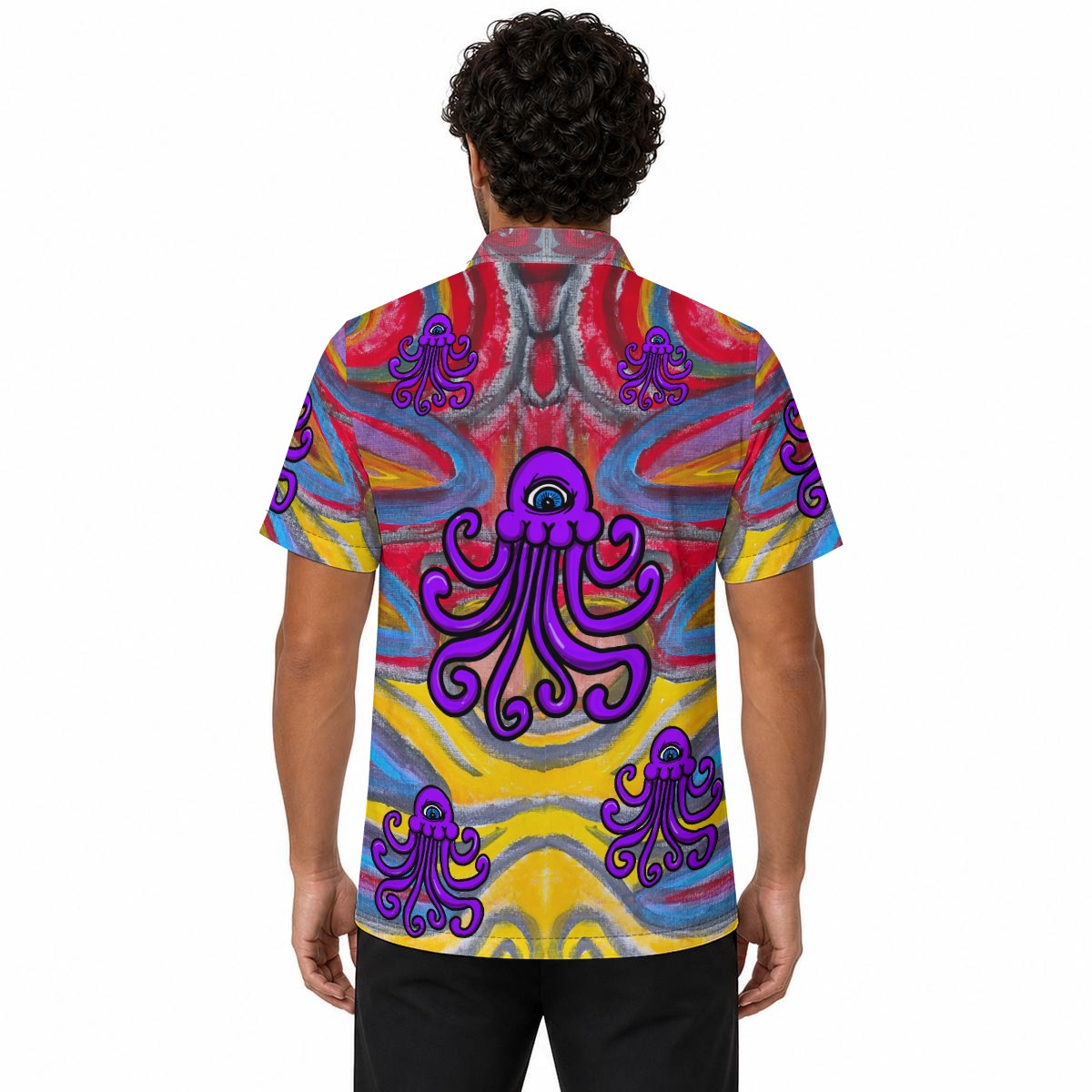 Legend of the Jelly Shroom All-Over Print Men's Shirt - Image 4