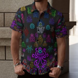 Hive of the Jelly Shrooms All-Over Print Men's Shirt
